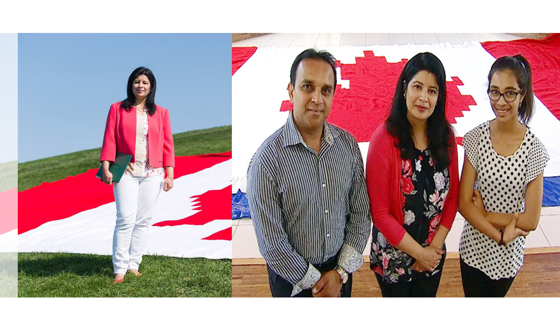 It's 74 square metres of crocheted Canadian pride.